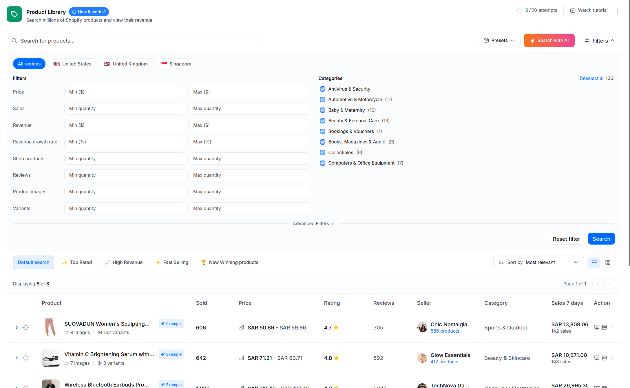 Product insights